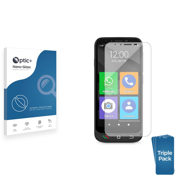 3-pack of Nano Glass screen protectors for SPC Zeus 4G Pro