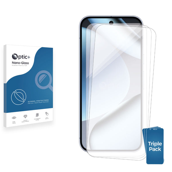 3-pack of Nano Glass screen protectors for Google Pixel 10 Pro