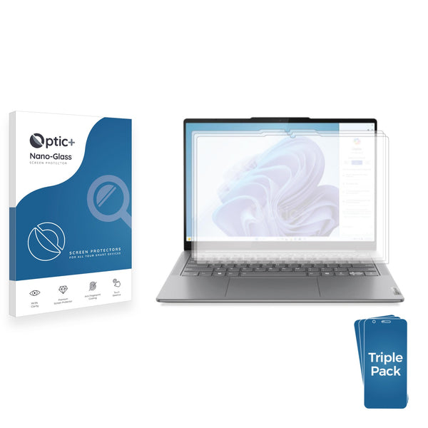 3-pack of Nano Glass screen protectors for Lenovo Yoga Slim 7 14IMH9