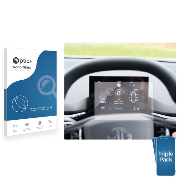 3pk Optic+ Nano Glass Screen Protectors for MG4 Excite 2023 - Digital Dashboard
