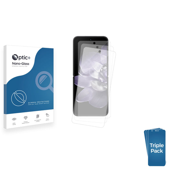 3-pack of Nano Glass screen protectors for Xiaomi MIX Flip