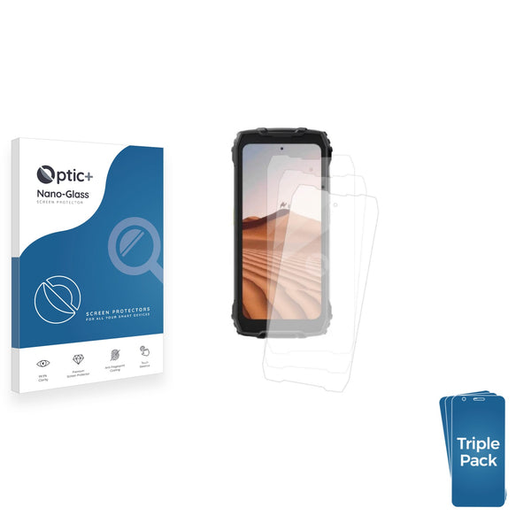 3-pack of Nano Glass screen protectors for Blackview BV7300