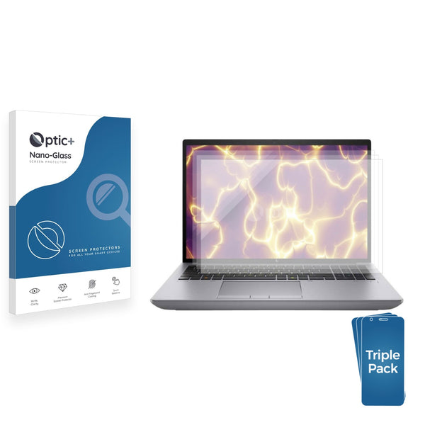 3-pack of Nano Glass screen protectors for HP ZBook Fury 16 G11 (Non Touch)