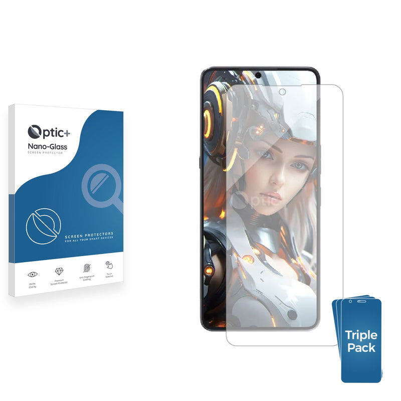 3-pack of Nano Glass screen protectors for Cubot Max 5