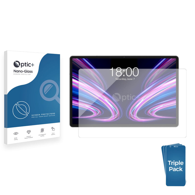 3-pack of Nano Glass screen protectors for Teclast T50 Plus