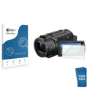 3-pack of Nano Glass screen protectors for Sony FDR-AX43 Camcorder