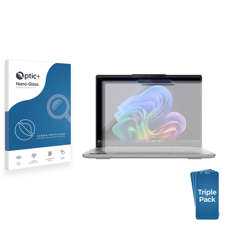 3-pack of Nano Glass screen protectors for Lenovo IdeaPad Pro 5 Gen 10 14