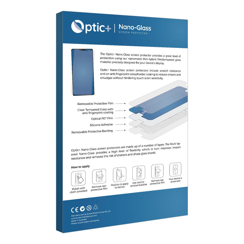 Optic+ Nano Glass Screen Protector for Thlevel PWM Solar Charge Controller