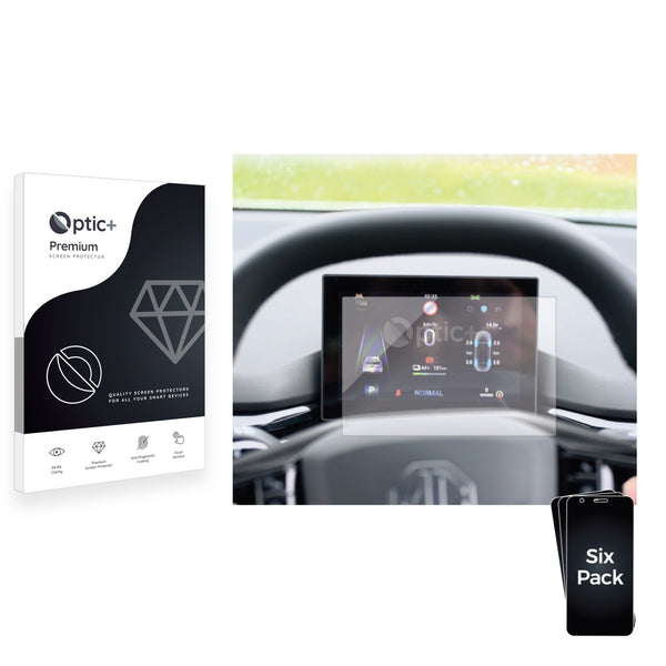 6pk Optic+ Premium Film Screen Protectors for MG4 Excite 2023 - Digital Dashboard