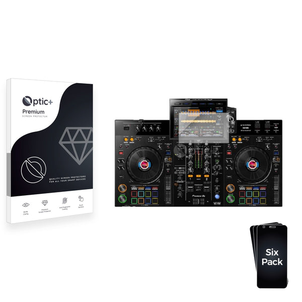 6pk Optic+ Premium Film Screen Protectors for Pioneer DJS -1000