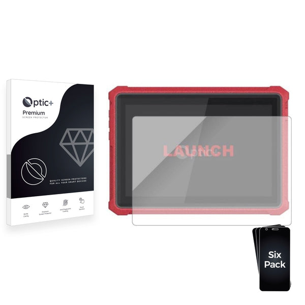 6pk Optic+ Premium Film Screen Protectors for Launch X-431 Euro Pro 5