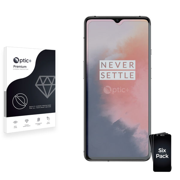 6pk Optic+ Premium Film Screen Protectors for OnePlus 7T