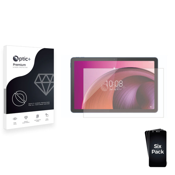 6pk Optic+ Premium Film Screen Protectors for Lenovo Tab M10 5G