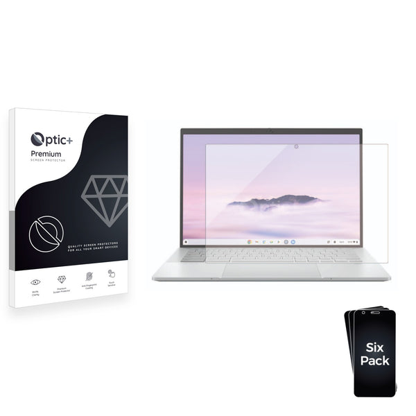 6pk Optic+ Premium Film Screen Protectors for ASUS ExpertBook CX54 Chromebook Plus