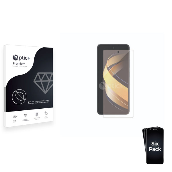 6pk Optic+ Premium Film Screen Protectors for Infinix Smart 8 Plus