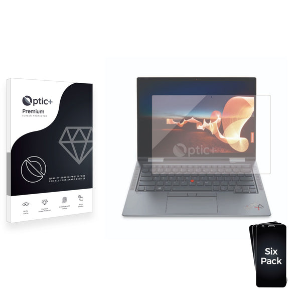 6pk Optic+ Premium Film Screen Protectors for Lenovo ThinkPad 14 (6th Gen)