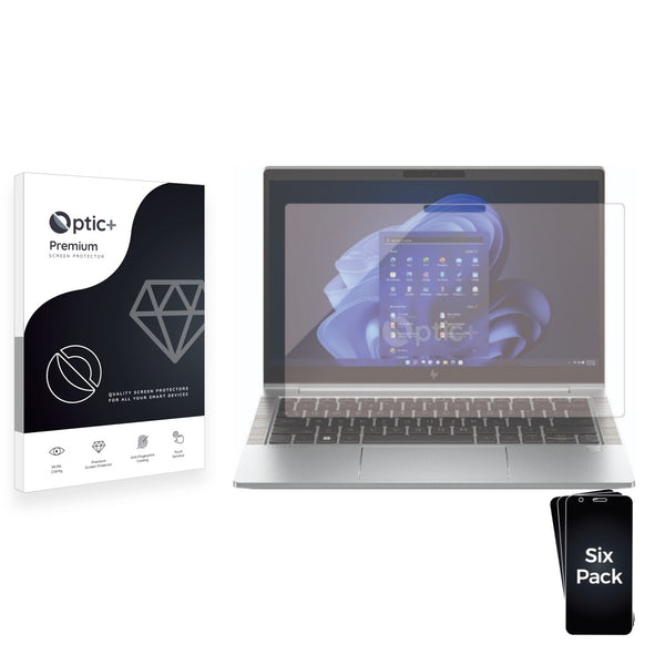 6pk Optic+ Premium Film Screen Protectors for HP EliteBook 630 G10