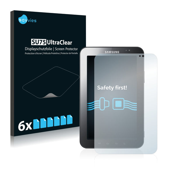 6x Savvies SU75 Screen Protector for Samsung Galaxy Tab GT-P1000