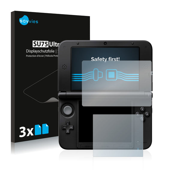 6x Savvies SU75 Screen Protector for Nintendo 3DS XL SPM7800