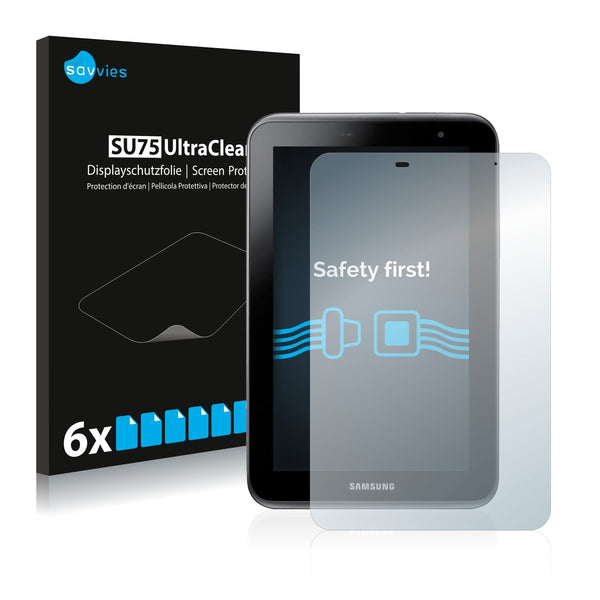 6x Savvies SU75 Screen Protector for Samsung Galaxy Tab 2 (7.0) P3110