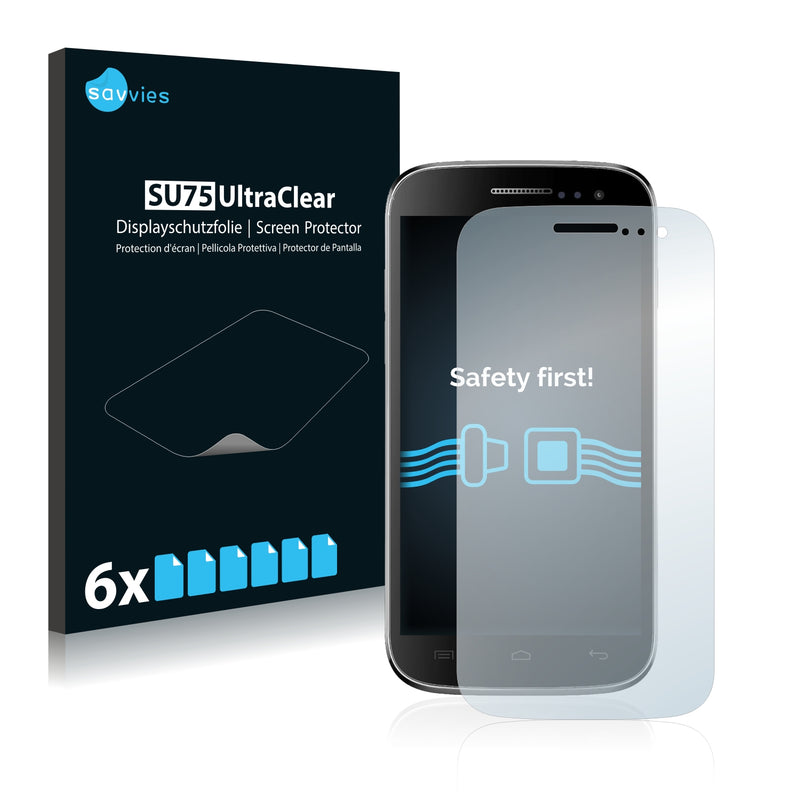 6x Savvies SU75 Screen Protector for Mobistel Cynus T5