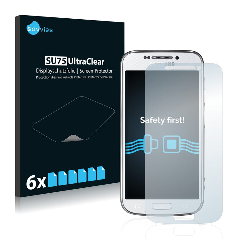 6x Savvies SU75 Screen Protector for Samsung Galaxy S4 Zoom