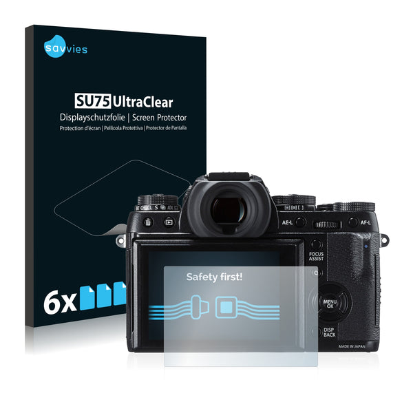 6x Savvies SU75 Screen Protector for FujiFilm X-T1