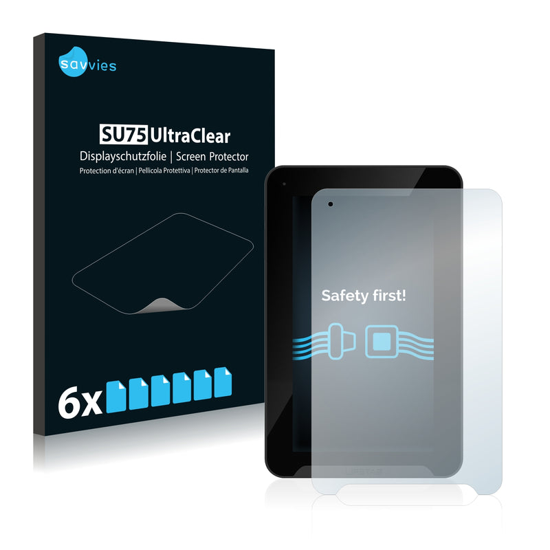 6x Savvies SU75 Screen Protector for Medion Lifetab E7316 (MD98282)