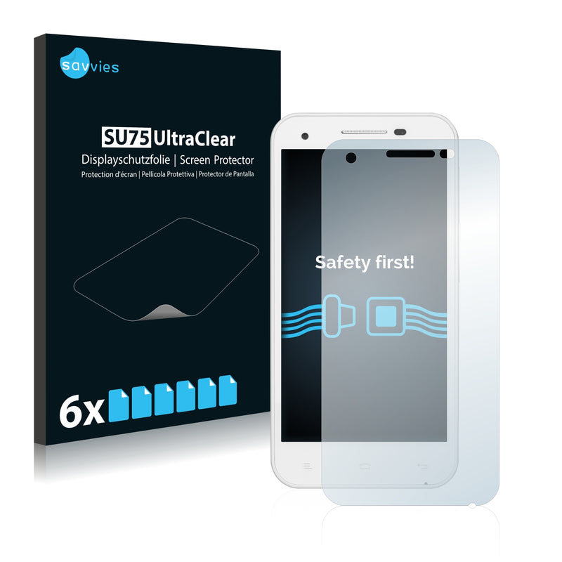 6x Savvies SU75 Screen Protector for NGM Dynamic Maxi