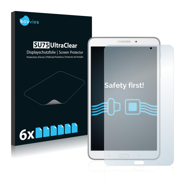 6x Savvies SU75 Screen Protector for Samsung Galaxy Tab 4 (8.0) WiFi SM-T330