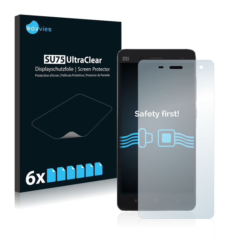 6x Savvies SU75 Screen Protector for Xiaomi Mi4