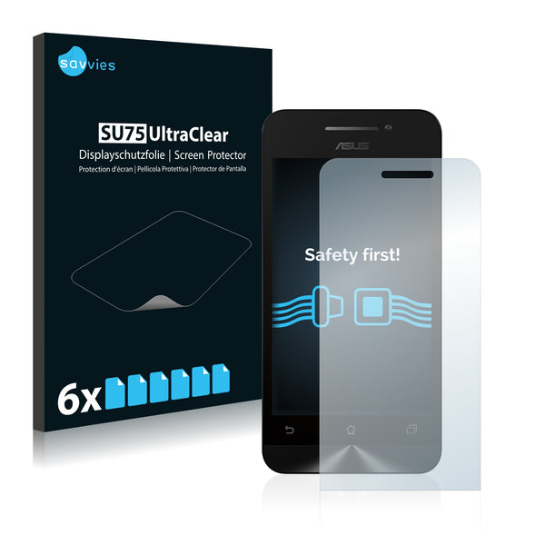 6x Savvies SU75 Screen Protector for Asus ZenFone 4 A450CG