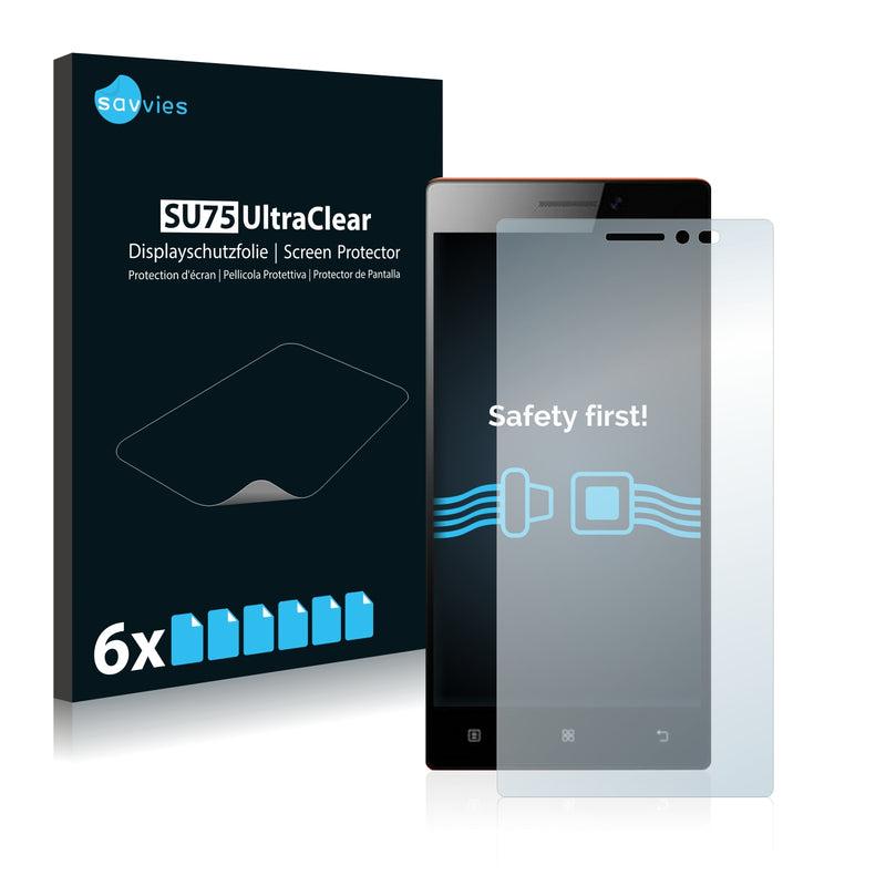 6x Savvies SU75 Screen Protector for Lenovo Vibe X2