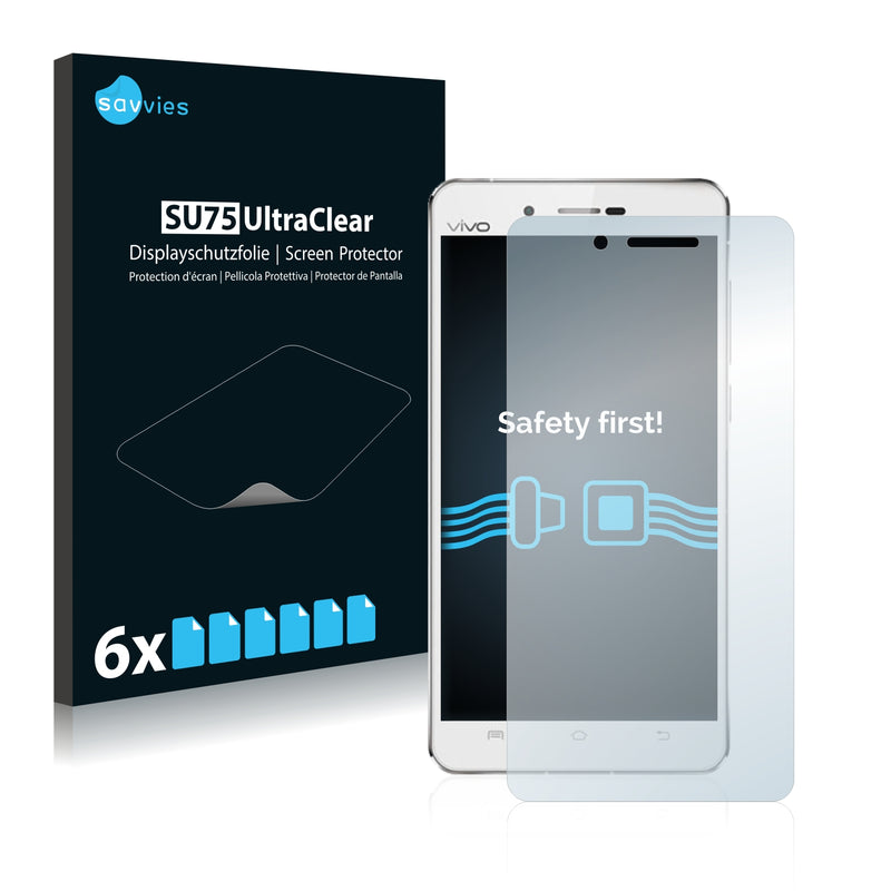 6x Savvies SU75 Screen Protector for Vivo X5 Max+