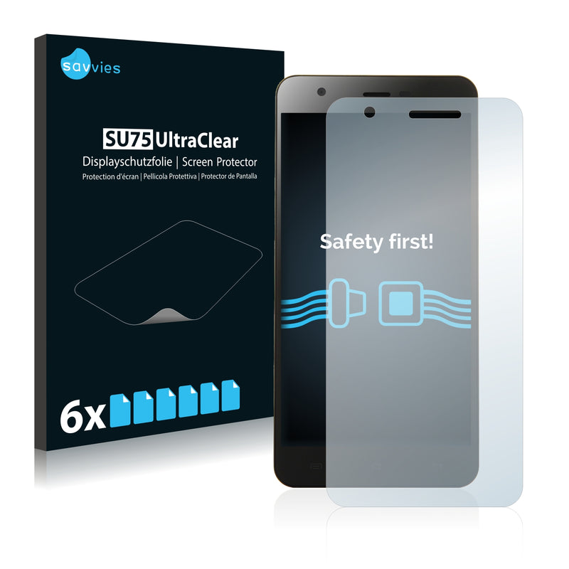 6x Savvies SU75 Screen Protector for Jiayu S3