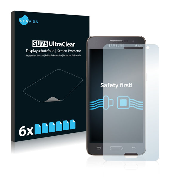 6x Savvies SU75 Screen Protector for Samsung Galaxy Grand Prime SM-G530FZ