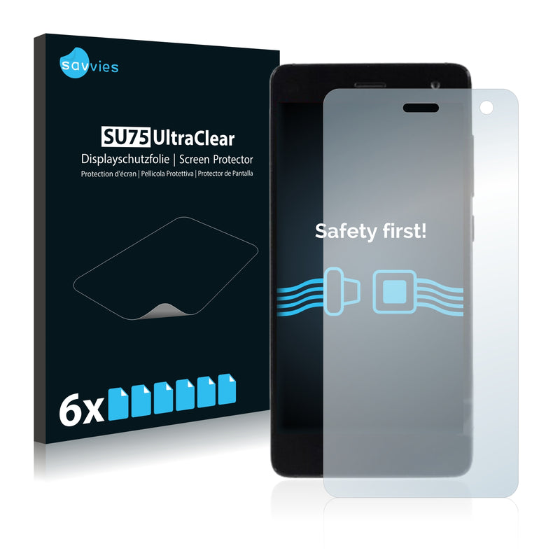 6x Savvies SU75 Screen Protector for Lenovo S850P