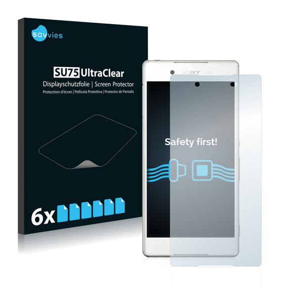 6x Savvies SU75 Screen Protector for Sony Xperia Z3+