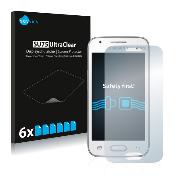 6x Savvies SU75 Screen Protector for Samsung Galaxy V Plus SM-G318HZ