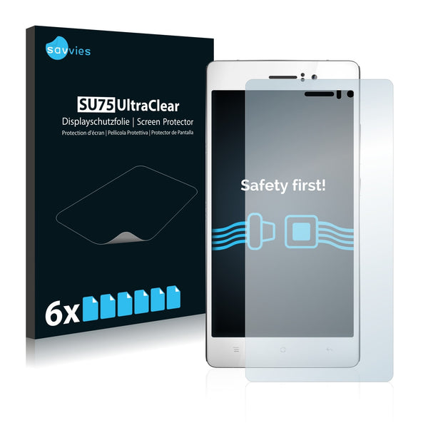 6x Savvies SU75 Screen Protector for Oppo R5S