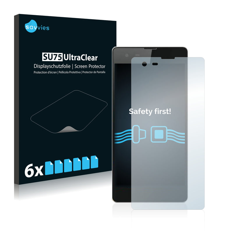 6x Savvies SU75 Screen Protector for Infinix Hot 2