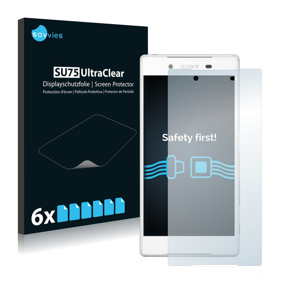 6x Savvies SU75 Screen Protector for Sony Xperia Z5