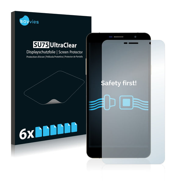 6x Savvies SU75 Screen Protector for Timmy M7