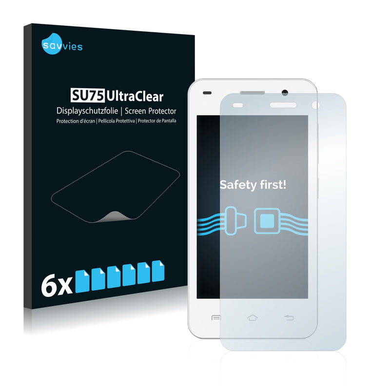 6x Savvies SU75 Screen Protector for Allview A5 Easy