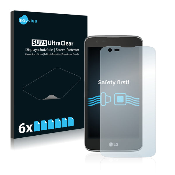 6x Savvies SU75 Screen Protector for LG K7 (Cam left)