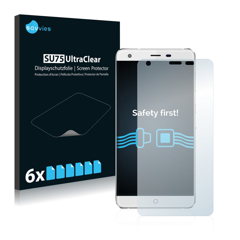 6x Savvies SU75 Screen Protector for Ulefone Power