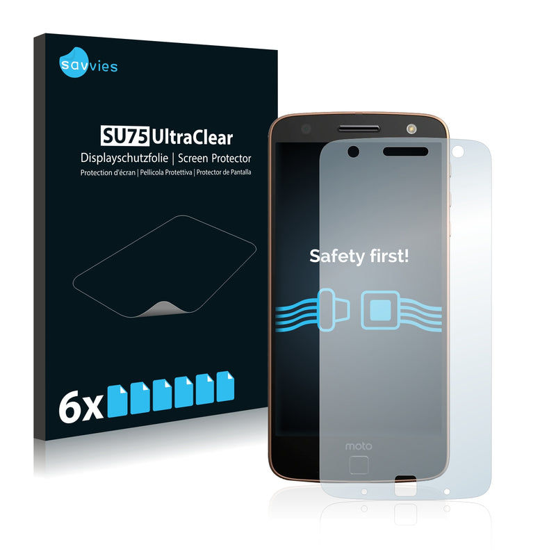 6x Savvies SU75 Screen Protector for Motorola Moto Z Force