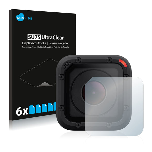 6x Savvies SU75 Screen Protector for GoPro Hero Session