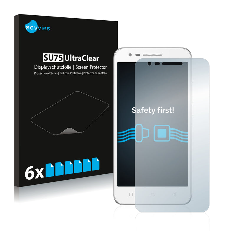 6x Savvies SU75 Screen Protector for Lenovo Vibe C2