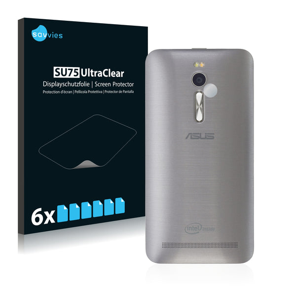6x Savvies SU75 Screen Protector for Asus ZenFone 2 ZE551ML (Camera)